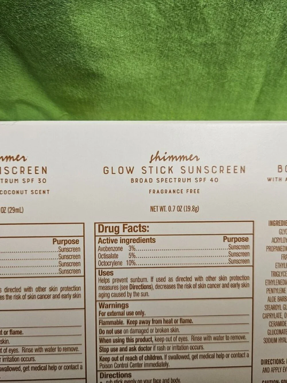 Trader Joe’s Glow Anywhere Sun Care Set Shimmer Oil + Glow Stick EXP 04/26 READ
